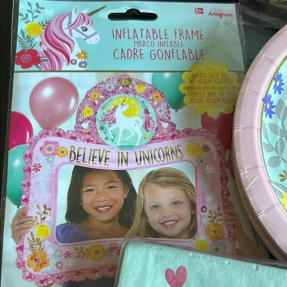 Magical Unicorn Party Supply Set. Vintage , discontinued, hard to find.